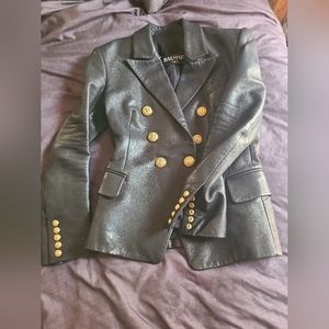 SOLD Balmain classic blazer leather jacket SOLD